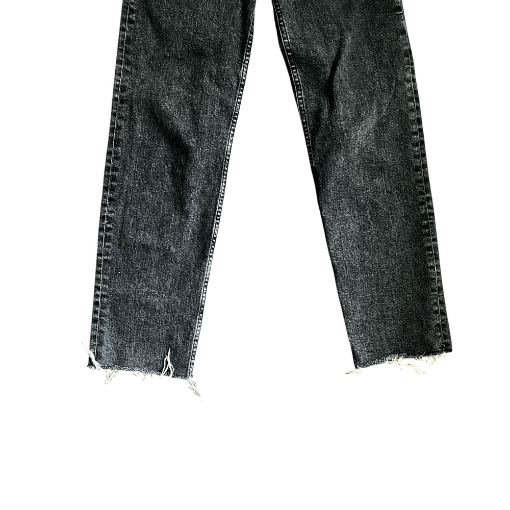 Re/Done 70’s Stovepipe High Rise Cropped Raw Hem Jean 26 - Picture 5 of 10
